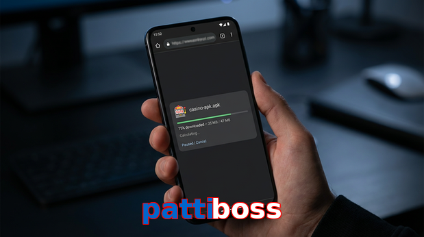 Main screen of Pattiboss apk page for PK players