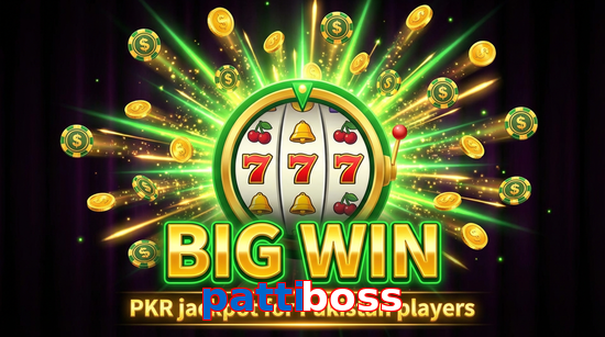 Big win animation on Pattiboss slot game